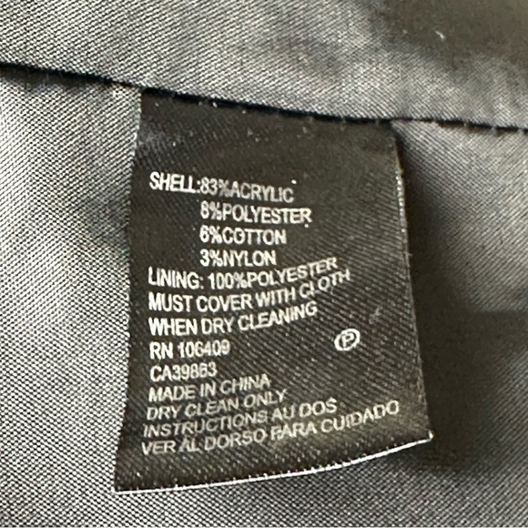 Tahari Tweed Collarless Blazer - Picture 11 of 11